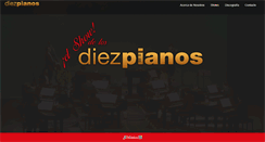 Desktop Screenshot of diezpianos.com