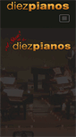 Mobile Screenshot of diezpianos.com